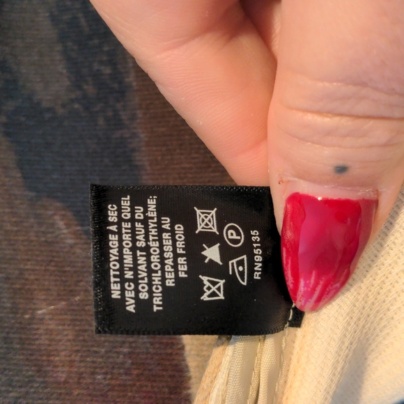 Lafayette 148 NY Swing Jacket in Abstract Watercolor Earth Tone Pattern Sz Small - Picture 9 of 15